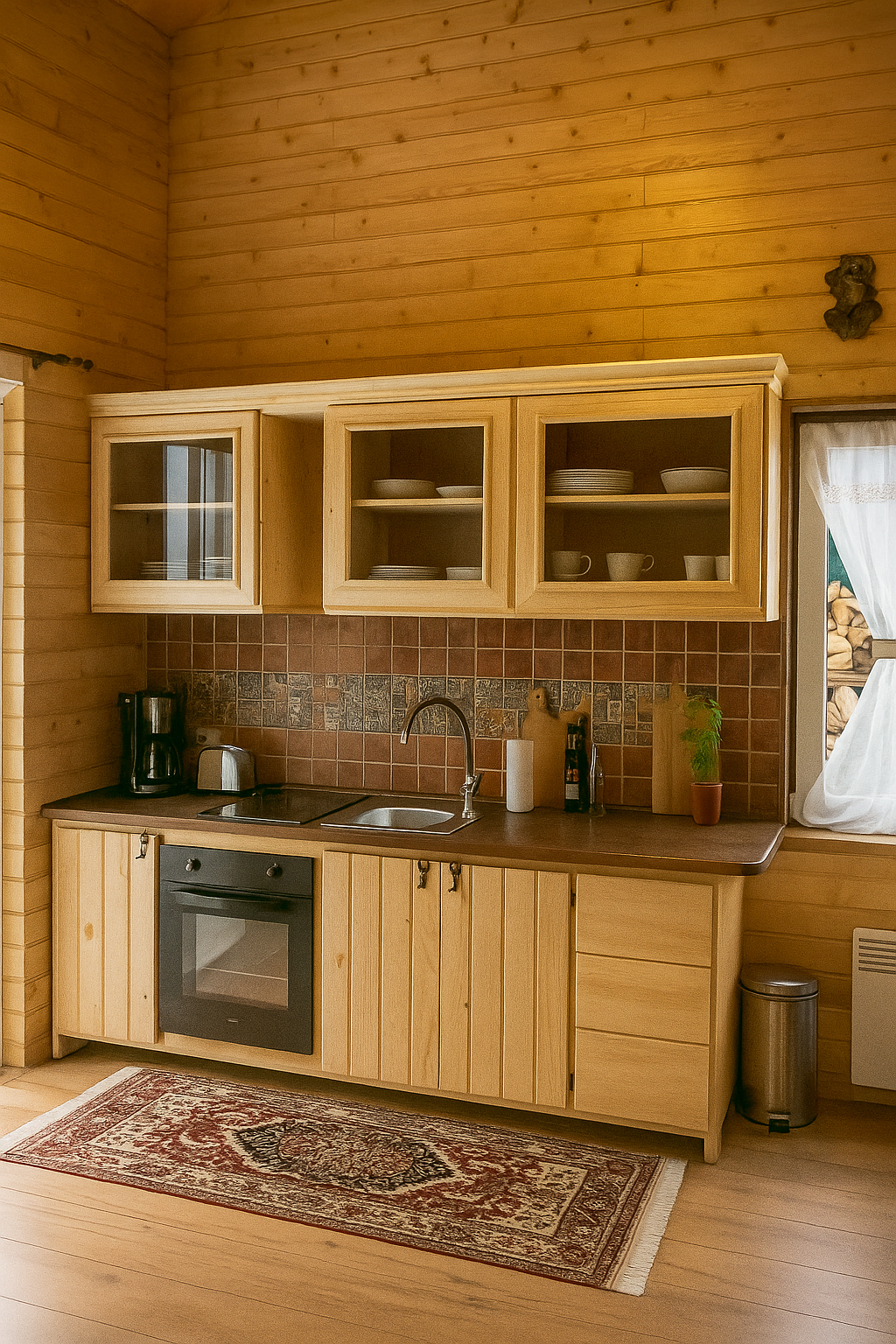 Bucătărie rustică — client Comandău