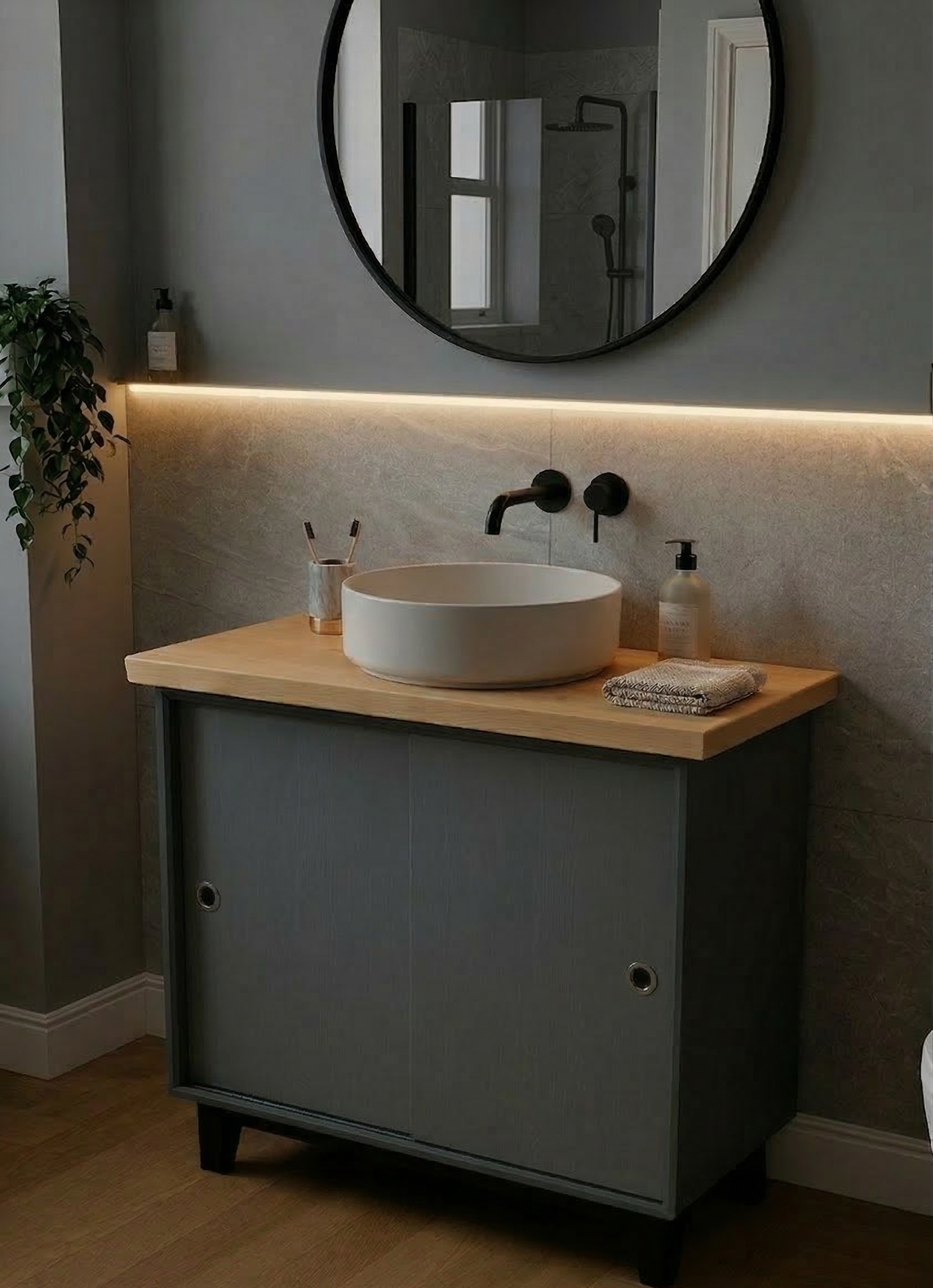 Dulap de baie — client Comandău